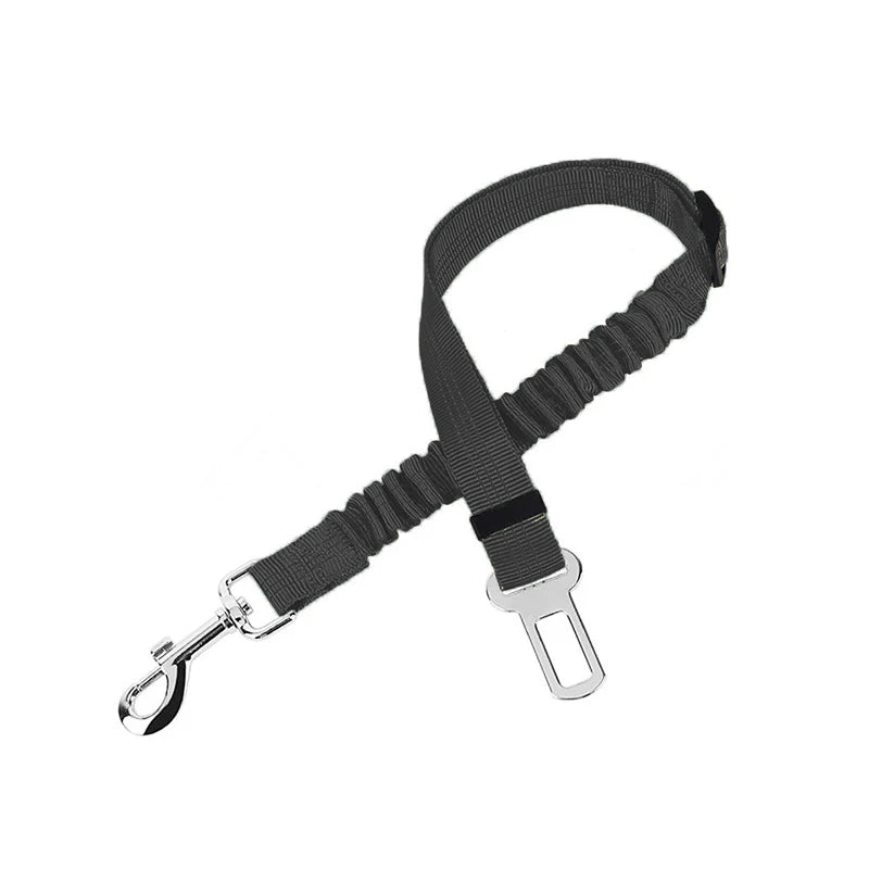 Adjustable Elastic Dog Car Seat Belt for Pet Safety During Travel