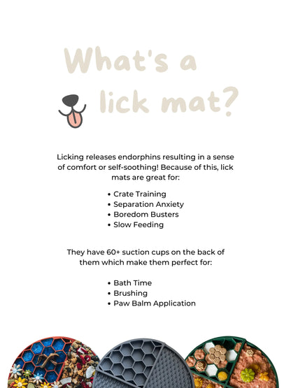Forest Green Lick Mat
