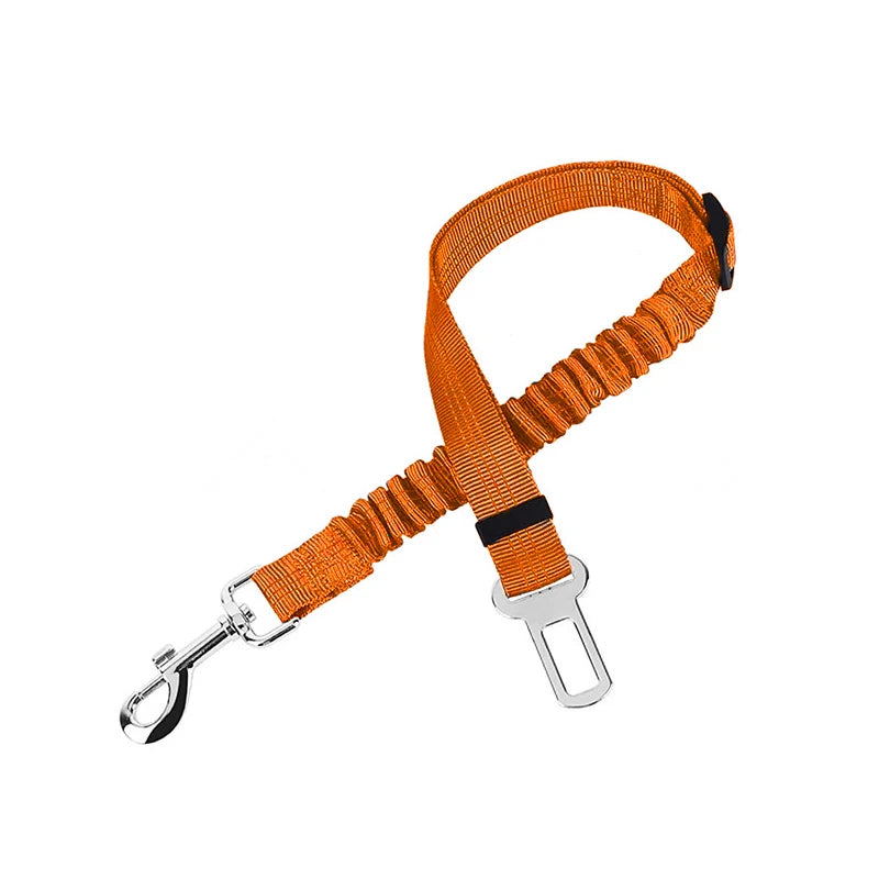 Adjustable Elastic Dog Car Seat Belt for Pet Safety During Travel